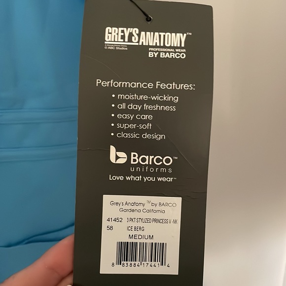 Greys Anatomy by Braco scrub top - Picture 3 of 5